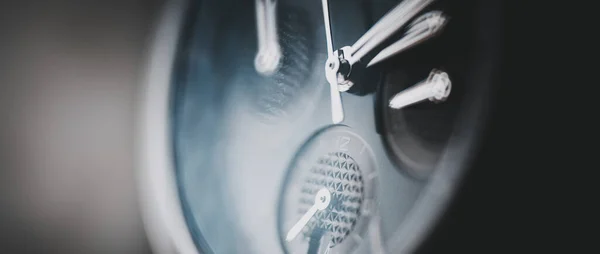 Elegant Och Lyxig Herrklocka Grunt Skärpedjup Makrofoto Timepieces Industri Chronometer — Stockfoto