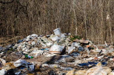 Doğa kirliliği. Çöp ve dökümü.