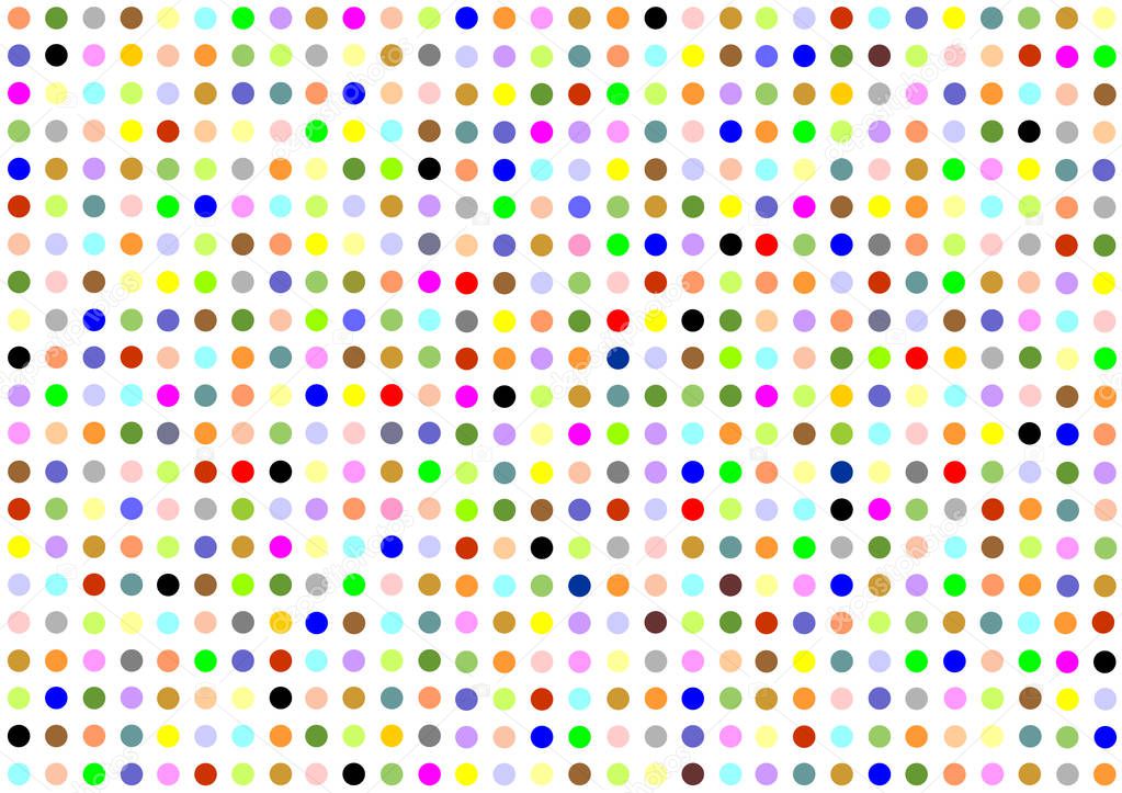 Colorfull Polkadots Wallpaper