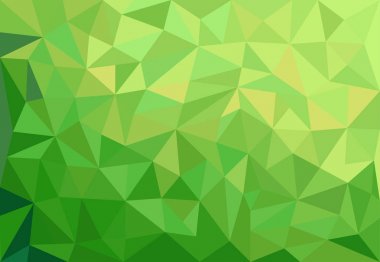 yeşil arka plan üçgen ile