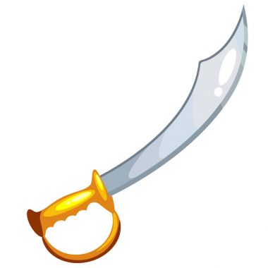 Çizgi film korsan kılıç