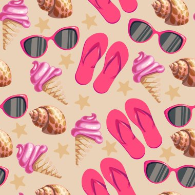 Sorunsuz doku yaz plaj