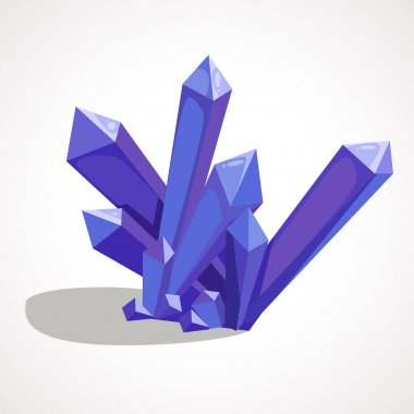 Çizgi film kristal taş