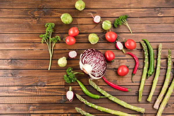 Friss szezonális zöldségek — Stock Fotó