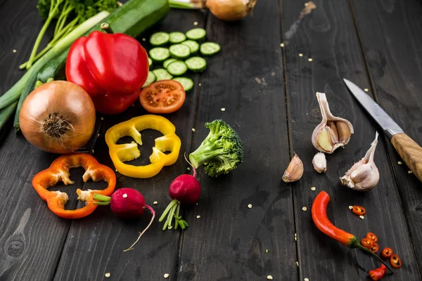 Fresh ripe vegetables 