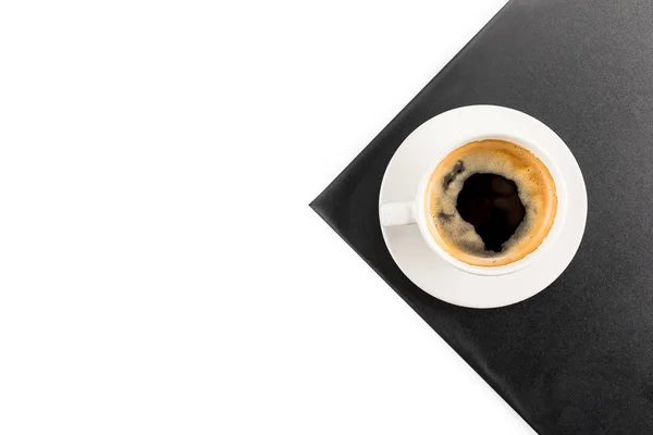 Espresso koffie in cup — Stockfoto