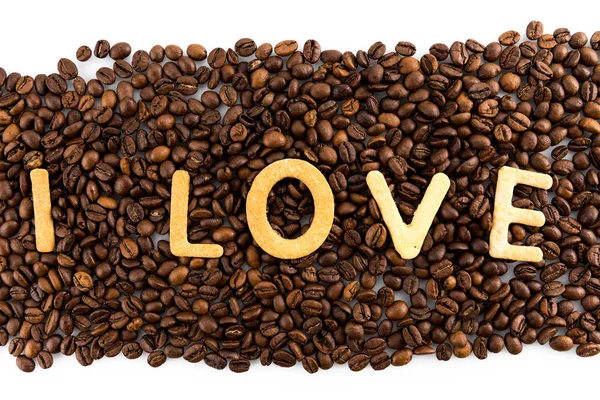 Kahve çekirdekleri ile tanımlama — Ücretsiz Stok Fotoğraf