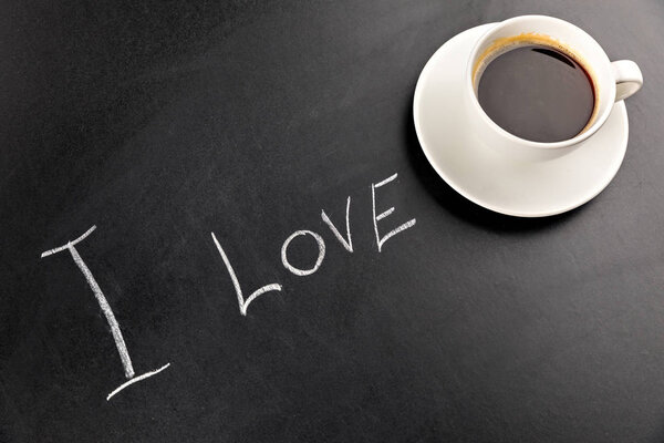 coffee mug steam and lettering