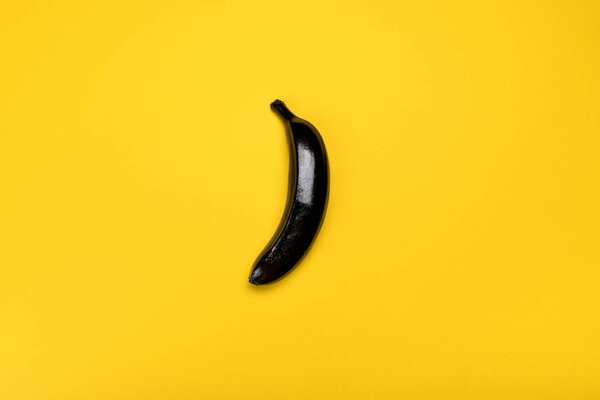 black colored banana