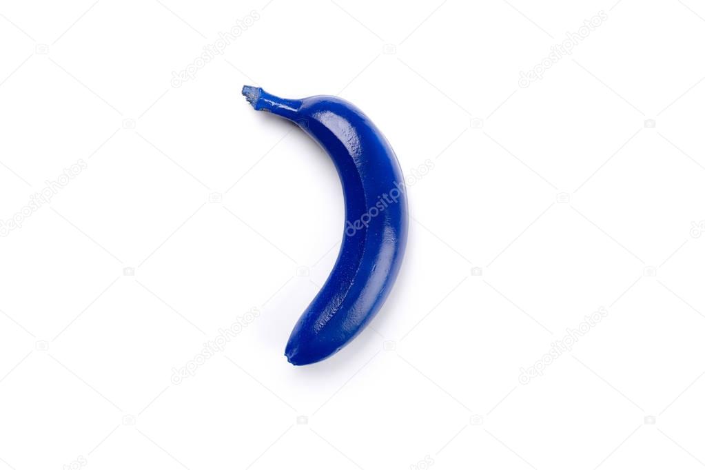 blue colored banana