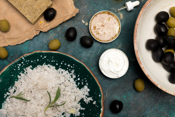 Ingredients for homemade cosmetics 