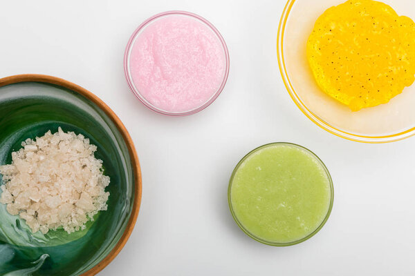 Ingredients for homemade cosmetics 