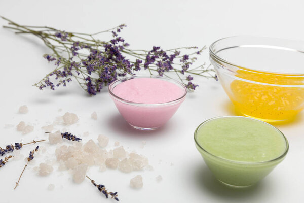 Ingredients for homemade cosmetics 