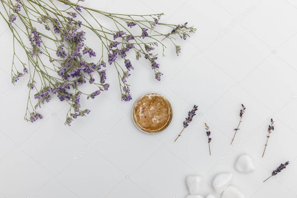 Scrub and dried lavender