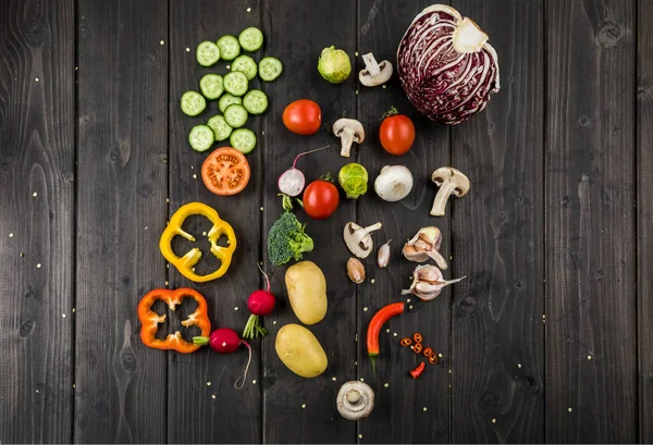 Fresh ripe vegetables — Stock Photo