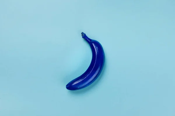 Banane de couleur bleue — Photo de stock