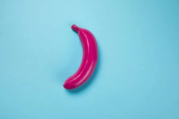 Рожевий кольорові банан — стокове фото