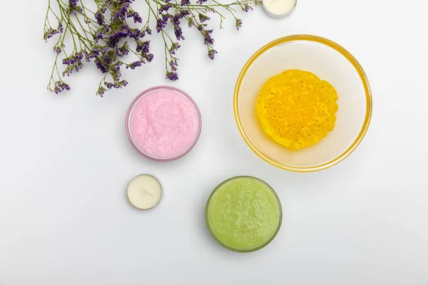 Ingredients for homemade cosmetics — Stock Photo