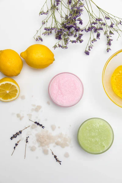 Ingredients for homemade cosmetics — Stock Photo