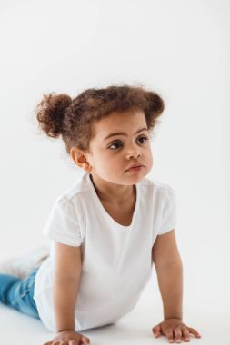 sevimli küçük çocuk kız