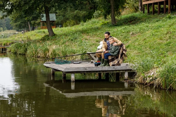 Pesca familiar — Fotografia de Stock