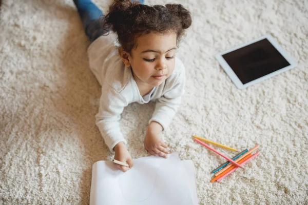 Little african american girl — Stock Photo
