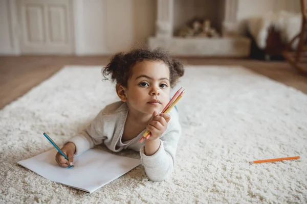 Little african american girl — Stock Photo