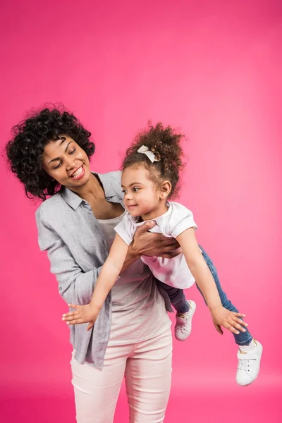 Mother playing with daughter — Stock Photo