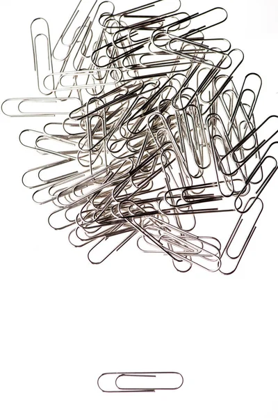 Pile of paper clips — Stock Photo, Image