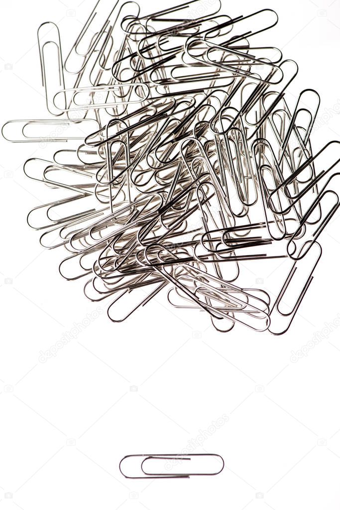 Pile of paper clips 