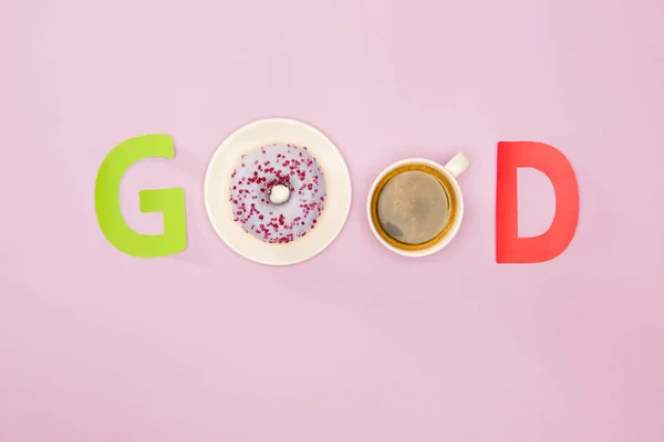 Good word made from donuts — Stock Photo, Image
