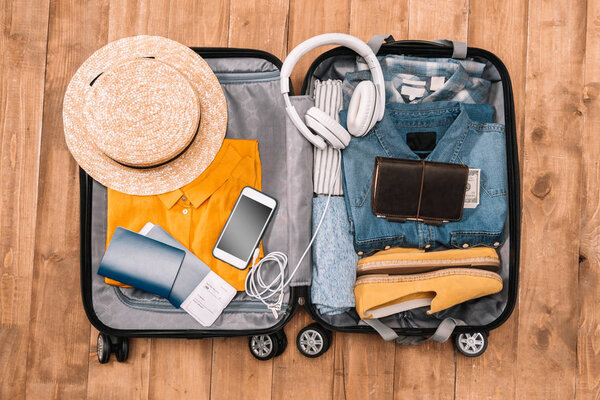 Equipaje listo para viajar — Foto de Stock