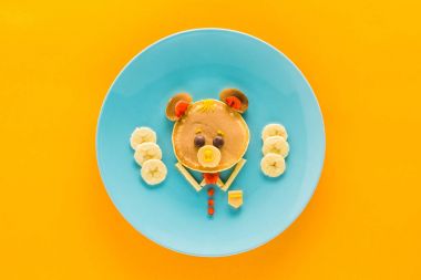 yaratıcı tarz çocuk Kahvaltı 