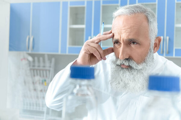senior bearded scientist