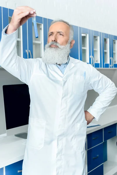 Старший бородатый учёный — стоковое фото