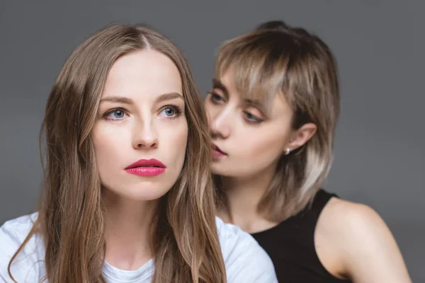 Young beautiful lesbian couple — Stock Photo, Image