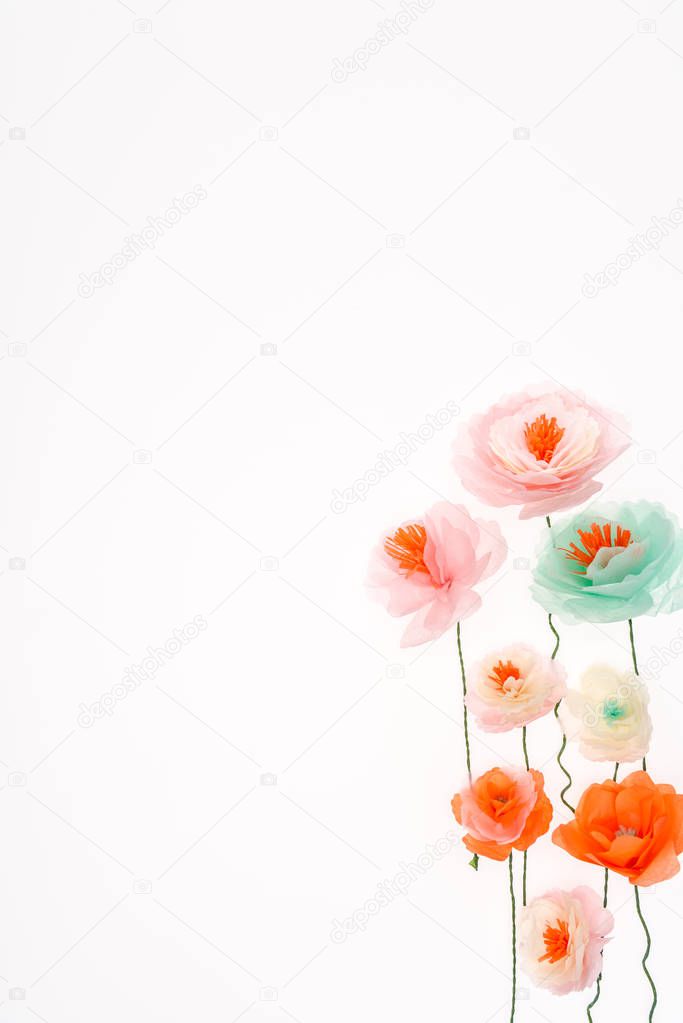 Decorative handmade flowers 
