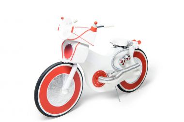 electric bike created from foi clipart