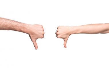 thumbs down clipart