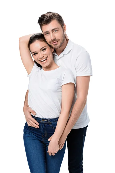 Couple hugging together — Stock Photo, Image