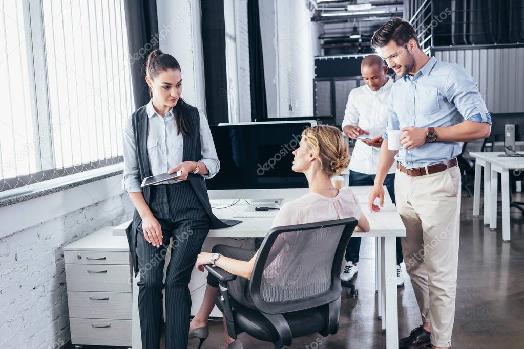 young business people in office  
