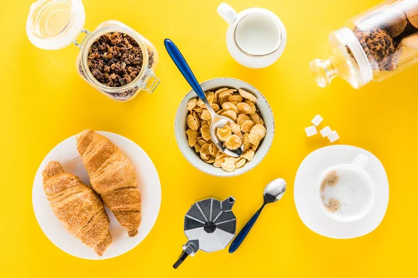 Leckeres gesundes Frühstück — Stockfoto