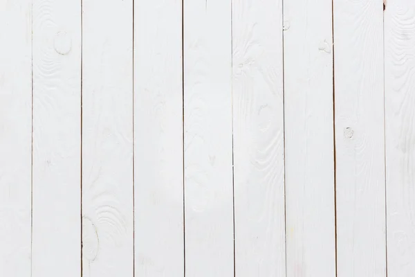 Fond en bois blanc vide — Photo de stock