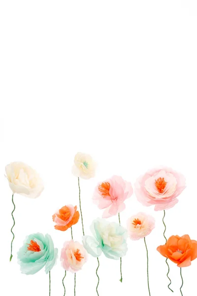 Flores decorativas coloridas - foto de stock