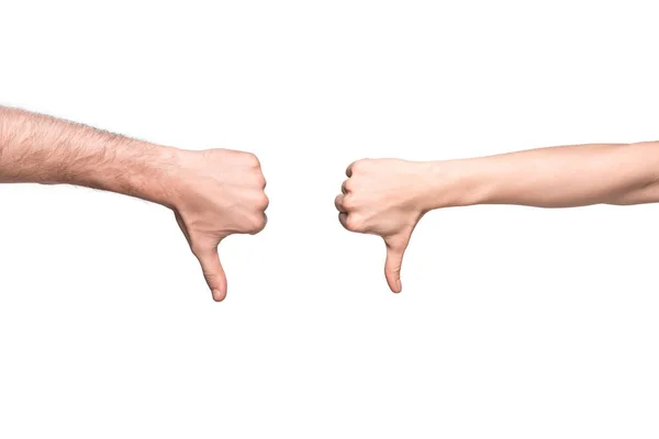 Thumbs down — Stock Photo