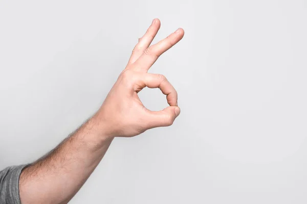 Ok sign — Stock Photo