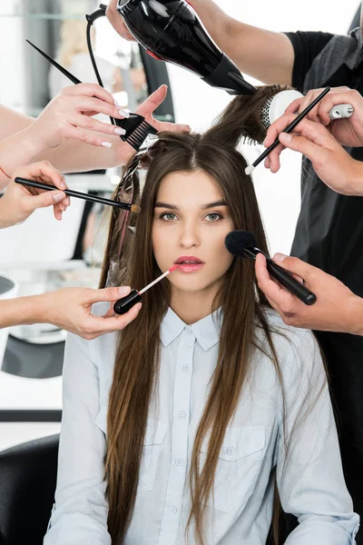 Professional makeup — Stock Photo