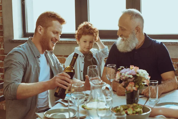 Men having dinner — Stock Photo