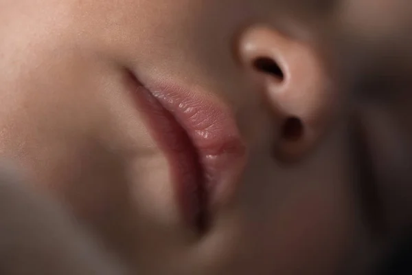 Cara de bebé niño — Foto de Stock