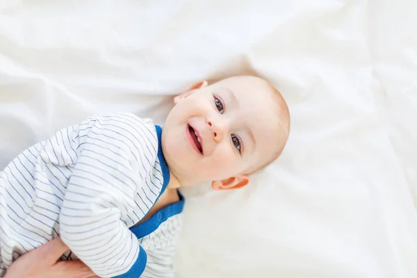 Mother playing with baby boy — Stock Photo, Image